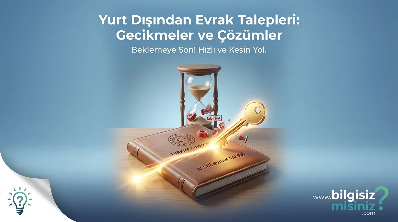 yurt dışından evrak taleplerinde gecikmeler ve &ccedil;&ouml;z&uuml;m yolları. Konsolosluk T&uuml;rkiye Almanya İngiltere Fransa